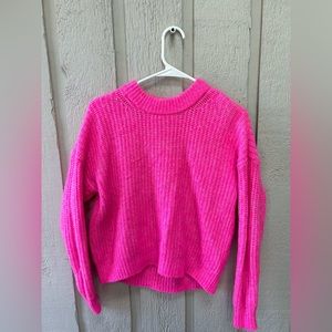 Aerie Pink Crewneck Sweater